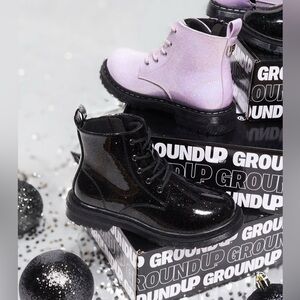 Kids Ankle Boots in black from Groundup in size 13. New in box